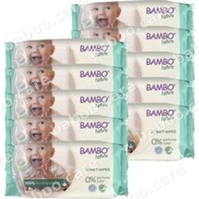 Bambo Nature Bambo Nature Eco Wet Wipes (10x50, 500 pcs) — baby & kids product