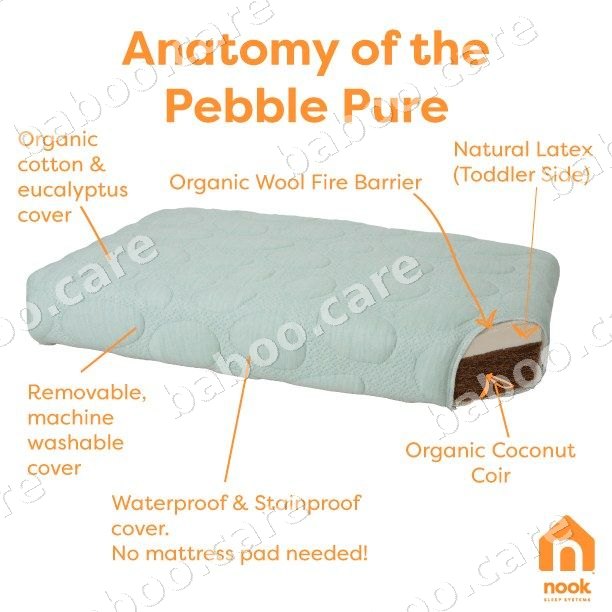 Nook Nook Pebble Pure Organic Crib Mattress — baby & kids product