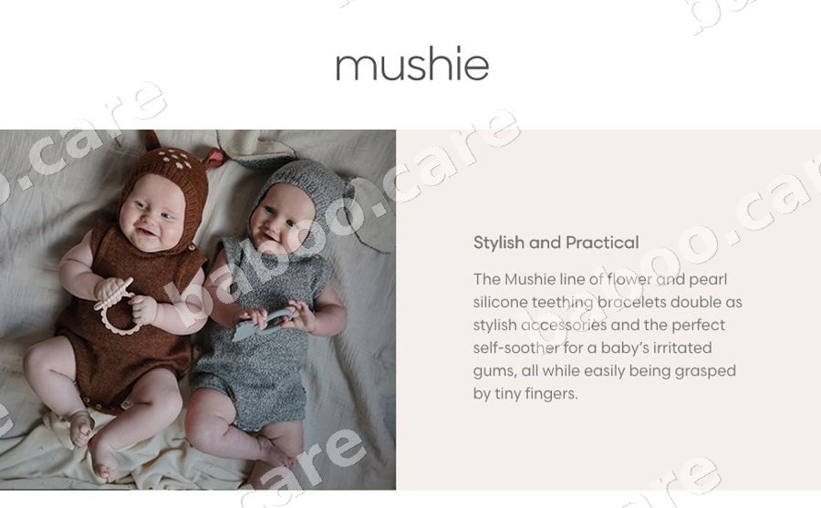 Mushie Mushie Silicone Flower Teether Bracelet — baby & kids product