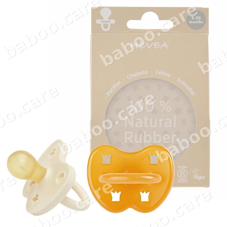 Hevea Hevea Natural Rubber Pacifier & Teether Set — baby & kids product