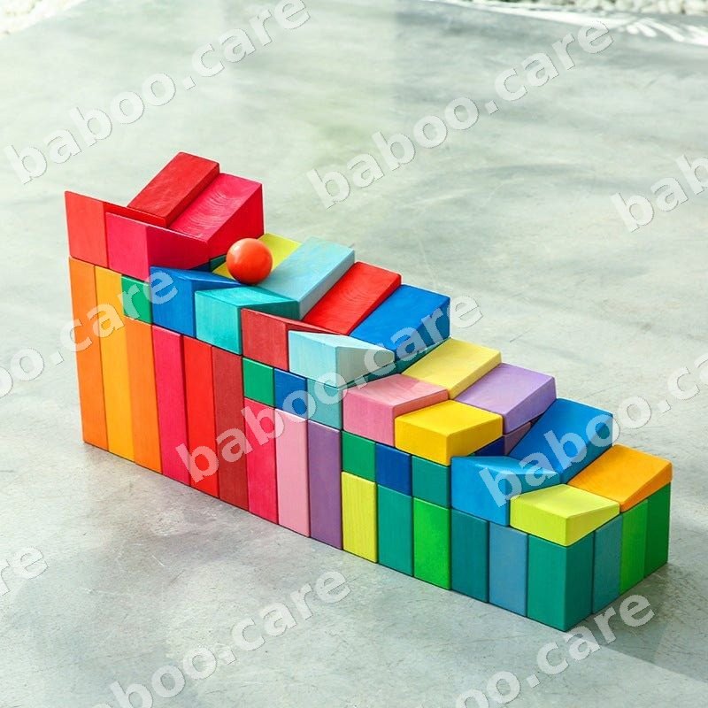 Grimm's Grimm's Large Stepped Pyramid (100 pcs) — baby & kids product