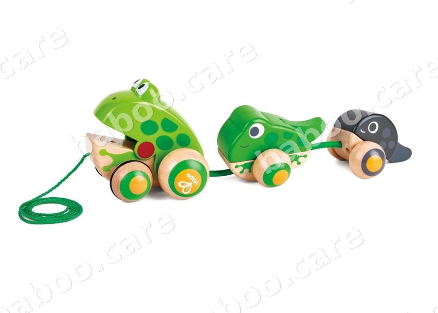 Hape Hape Pull-Along Frog Family — baby & kids product