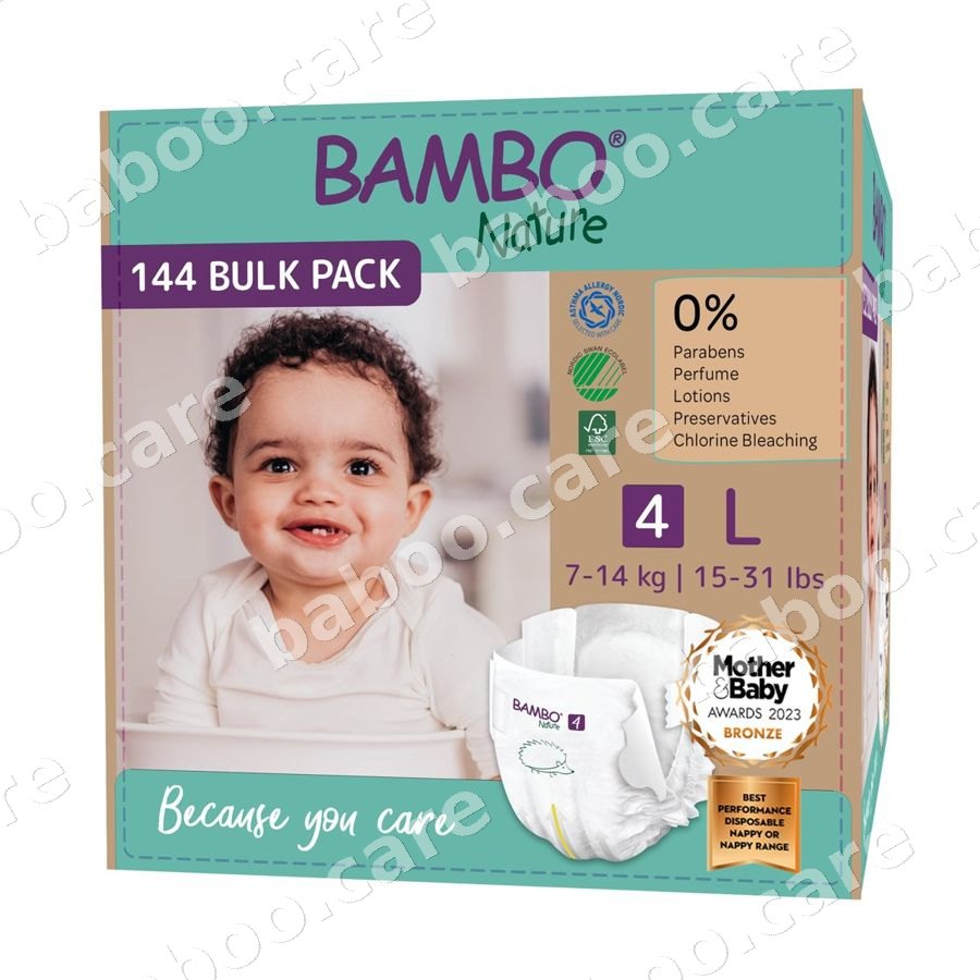 Bambo Nature Bambo Nature Eco Nappies Size 3 (4-8 kg), 156 pcs — baby & kids product
